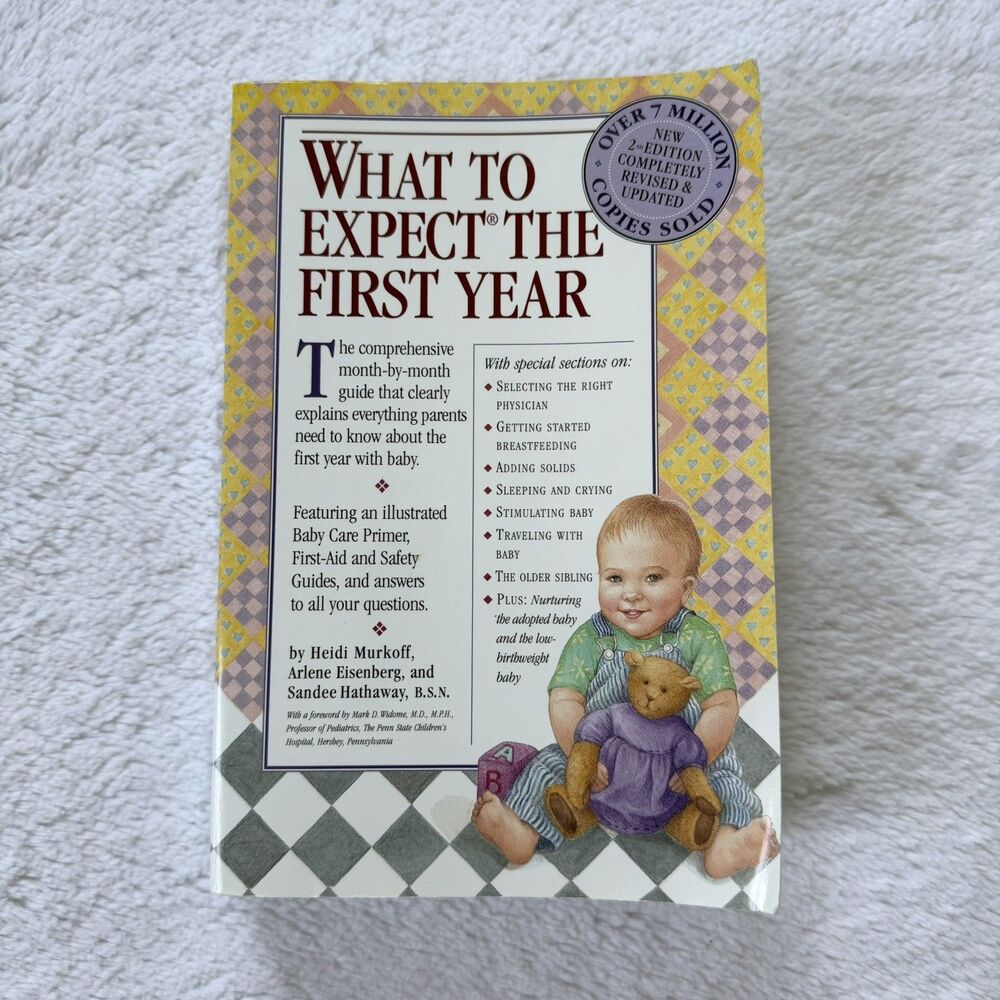 What to Expect the First Year 2003 Revised Paperback Parenting Childbirth Book